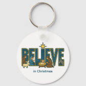 Porte-clés Believe nativity Ornament (Recto)