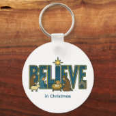 Porte-clés Believe nativity Ornament (Recto)