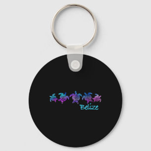 Porte-clés Belize Beach Design _ Tribal Turtle Cadeau