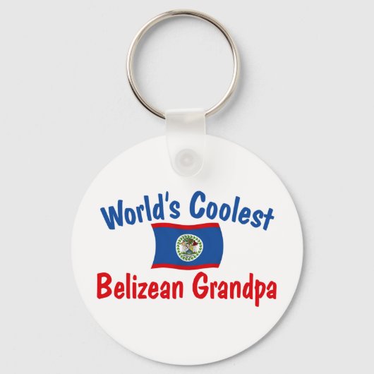 Porte-clés Belizé le plus frais Grand-pa (Recto)