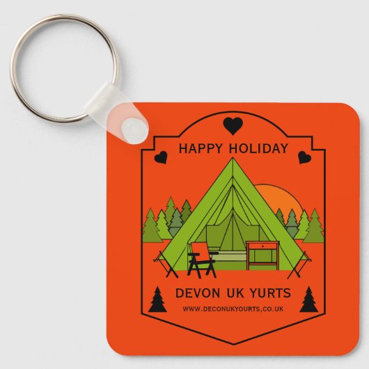 Porte-clés Bell Tent Glamping (Recto)