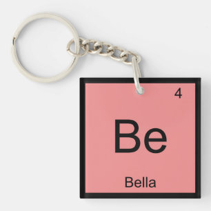Porte-clés Bella Nom Chimie Élément Tableau Périodique