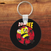 Porte-clés Belle apiculture Zombie abeille à miel Zombee apic (Recto)