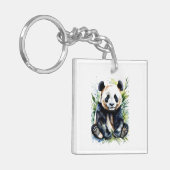 Porte-clés Belle aquarelle Panda Bear (Devant gauche)
