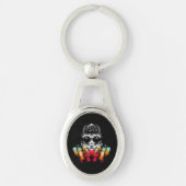 Porte-clés Belle araignée automnale avec Casquette Dewdrop (Devant)