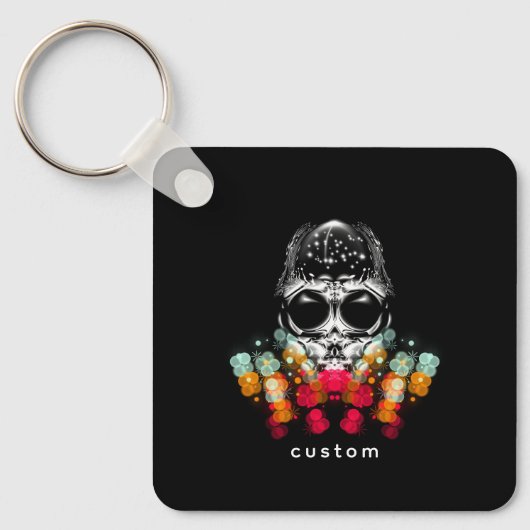 Porte-clés Belle araignée automnale avec Casquette Dewdrop (Recto)