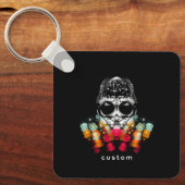 Porte-clés Belle araignée automnale avec Casquette Dewdrop (Recto)