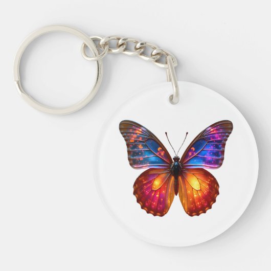 Porte-clés Belle Art de Papillon (Devant)