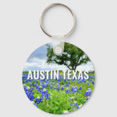 Porte-clés Belle Bluebonnets Austin Texas Photographie (Verso)