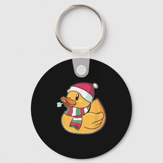 Porte-clés Belle Canard de canard Noël (Recto)