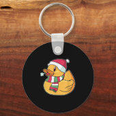 Porte-clés Belle Canard de canard Noël (Recto)
