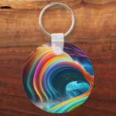 Porte-clés Belle cascade arc-en-ciel (Verso)