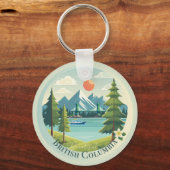 Porte-clés Belle Colombie-Britannique (Verso)