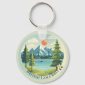Porte-clés Belle Colombie-Britannique (Verso)