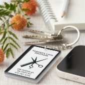 Porte-clés Belle Crisp Blanc (Devant droit)