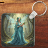 Porte-clés Belle Décembre Turquoise Fairy (Verso)