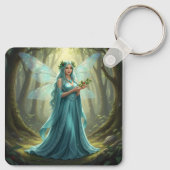 Porte-clés Belle Décembre Turquoise Fairy (Dos)