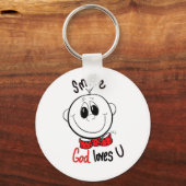 Porte-clés Belle épingle inspirante (Recto)