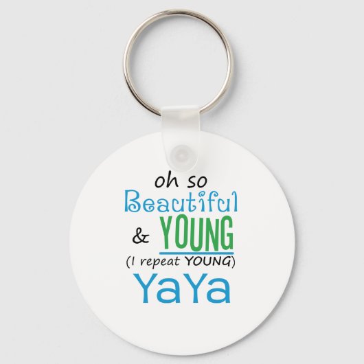 Porte-clés Belle et jeune YaYa (Recto)