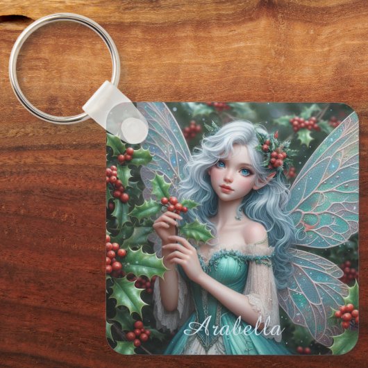 Porte-clés Belle fée de décembre à Holly (Recto)