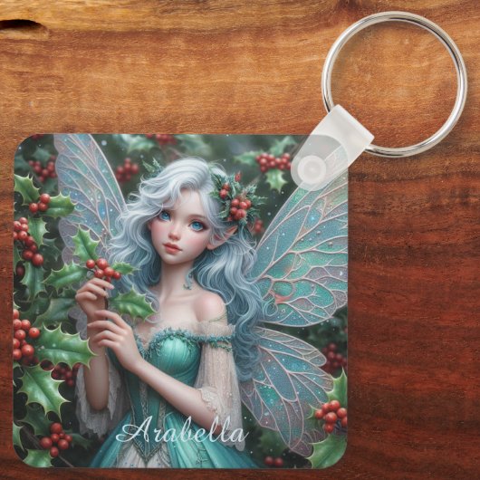 Porte-clés Belle fée de décembre à Holly (Verso)