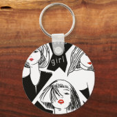 Porte-clés belle fille (Recto)