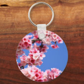 Porte-clés Belle floraison de cerisiers de printemps (Recto)