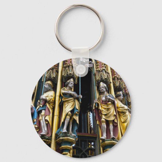 Porte-clés Belle fontaine à Nuremberg (Recto)