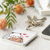 Porte-clés Belle illustration de Bubu & Dudu avec Hear (Côté)