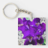 Porte-clés Belle iris violet (Devant)