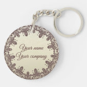 Porte-clés Belle Lady boissons thé (Dos)