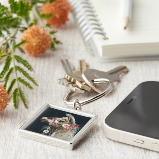 Porte-clés Belle Llama (Côté)