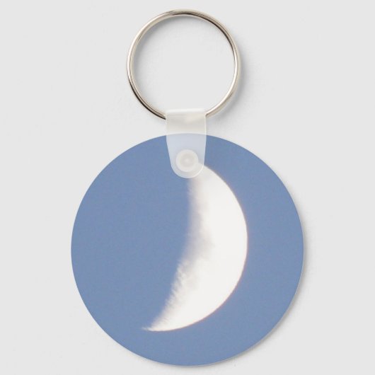Porte-clés Belle lune de croissant de cire à Daylight Keychai (Recto)