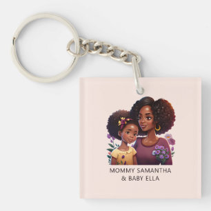 Porte-clés Belle maman et fille noire (12)
