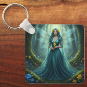 Porte-clés Belle Mars Aquamarine Fée (Recto)