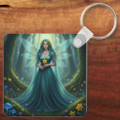 Porte-clés Belle Mars Aquamarine Fée (Verso)