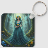 Porte-clés Belle Mars Aquamarine Fée (Dos)
