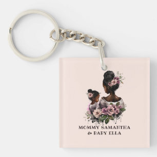 Porte-clés Belle mère et fille noire (7)