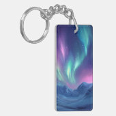 Porte-clés Belle nuit ciel lumière du nord (Devant gauche)