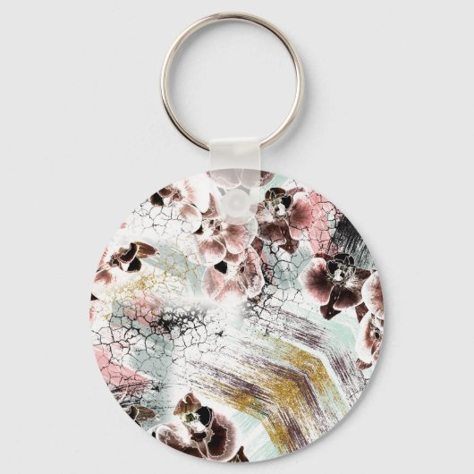 Porte-clés Belle orchidée (Recto)