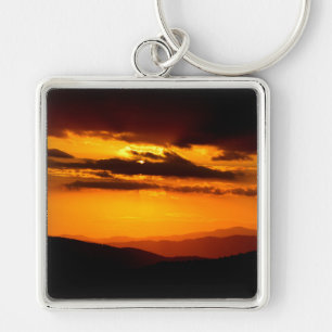 Porte-clés Belle photo de coucher du soleil