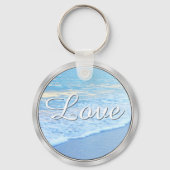 Porte-clés Belle plage personnalisée Faveurs de mariage (Verso)