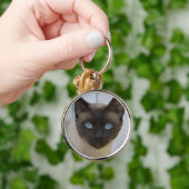 Porte-clés Belle pointe de phoque Chat siamois (Main)