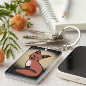 Porte-clés Belle Renard rouge Foxy (Devant droit)
