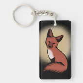 Porte-clés Belle Renard rouge Foxy (Devant)