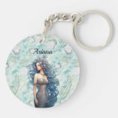 Porte-clés Belle sirène à ailes bleues (Dos)