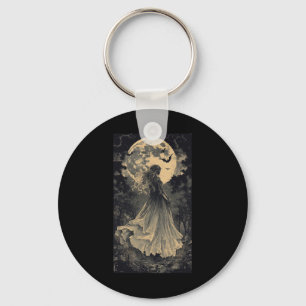 Porte-clés Belle Sorcière Imaginaire gothique Vampire Lune