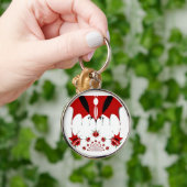 Porte-clés Belle Tapisserie du Kenya : Papillon du drapeau du (Main)