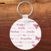 Porte-clés Belles citations (Recto)