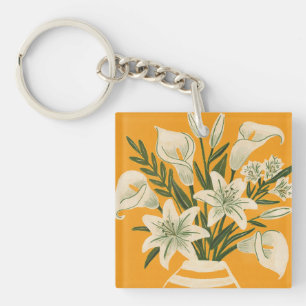 Porte-clés Belles Fleurs